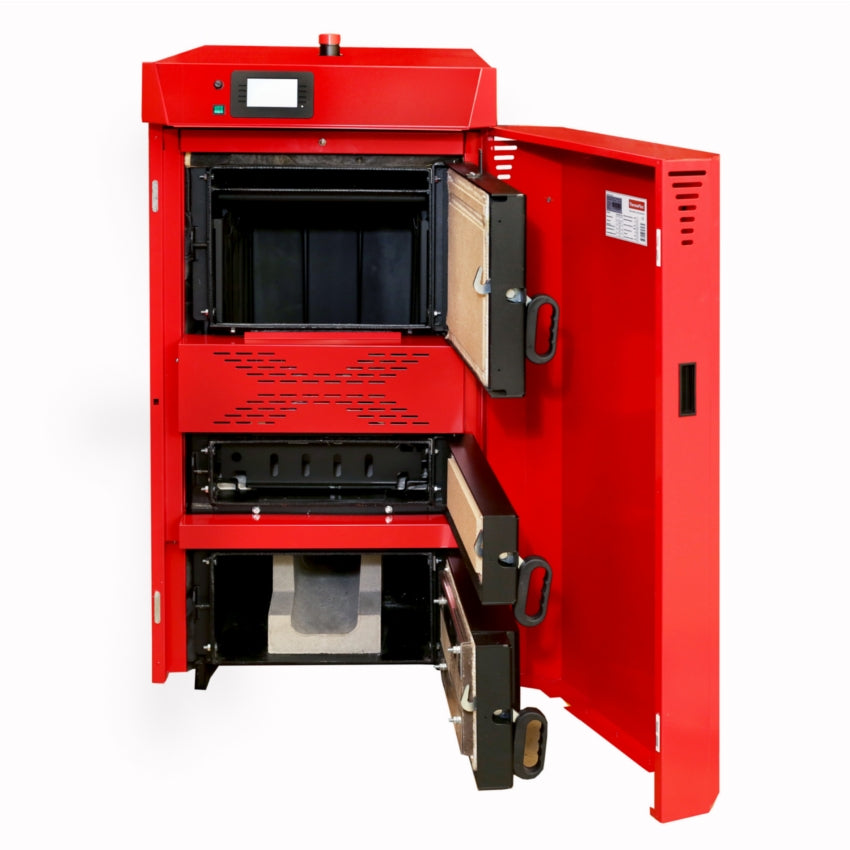 ThermoFlux Holzkessel PID Logic Lambda Plus Plus PLLP-34 mit 34 kW, offene Laden | Klimaworld.com