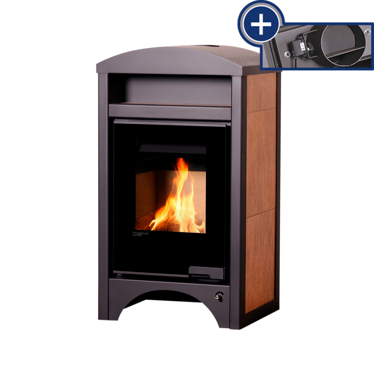  Aquaflam Vario Barma | wasserführender Kaminofen | elek. Regelung | 11/5 kW 
