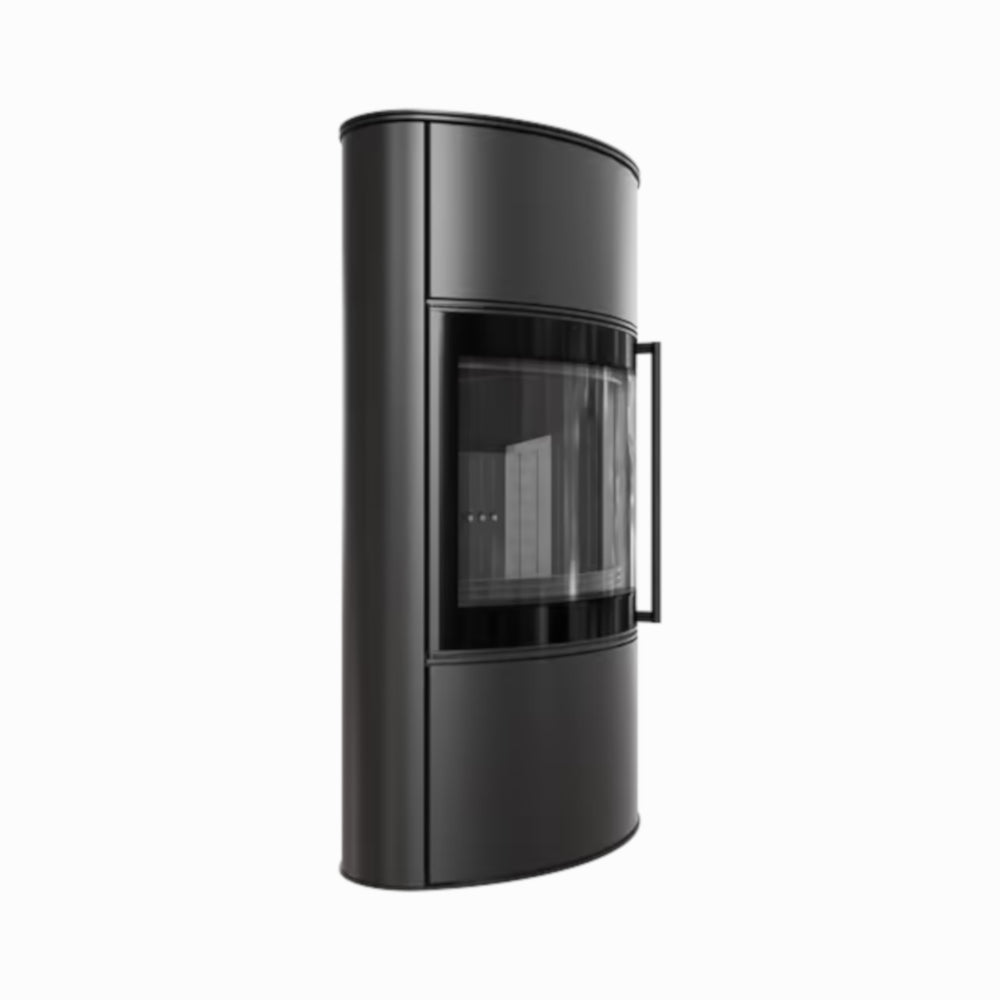 Kratki Kaminofen BJORN/W, schwarzer Brennraum | klimaworld.com