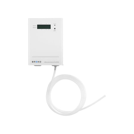 Weisser BROKO Funksender Differenzdrucksensor | klimaworld.com