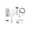 BROKO Set Dunstabzug | BL220FTslim | Funk-Schalter Schuko + Fensterkontakt Slim + Temp