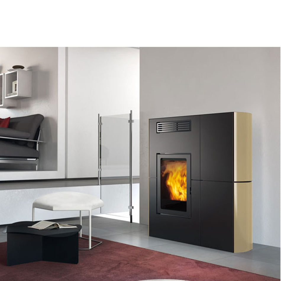 Edilkamin Pelletofen Blade | Keramik beige | 12,1 kW