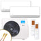 MIDEA Multisplit Klimaanlage | BreezelessE | 2x3,5 kW | Quick-Connect