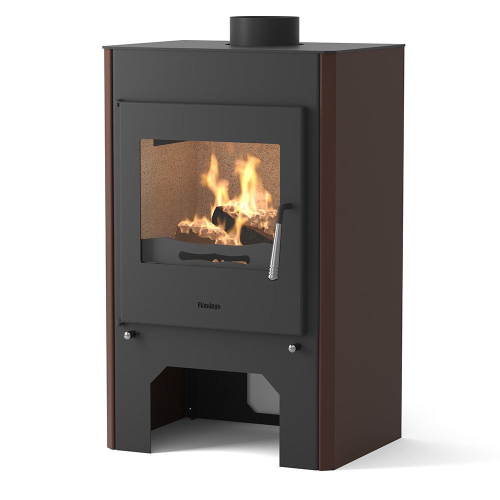 HS Flamingo Kaminofen Espo III, braun | klimaworld.com