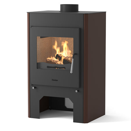 HS Flamingo Kaminofen Espo III, braun | klimaworld.com