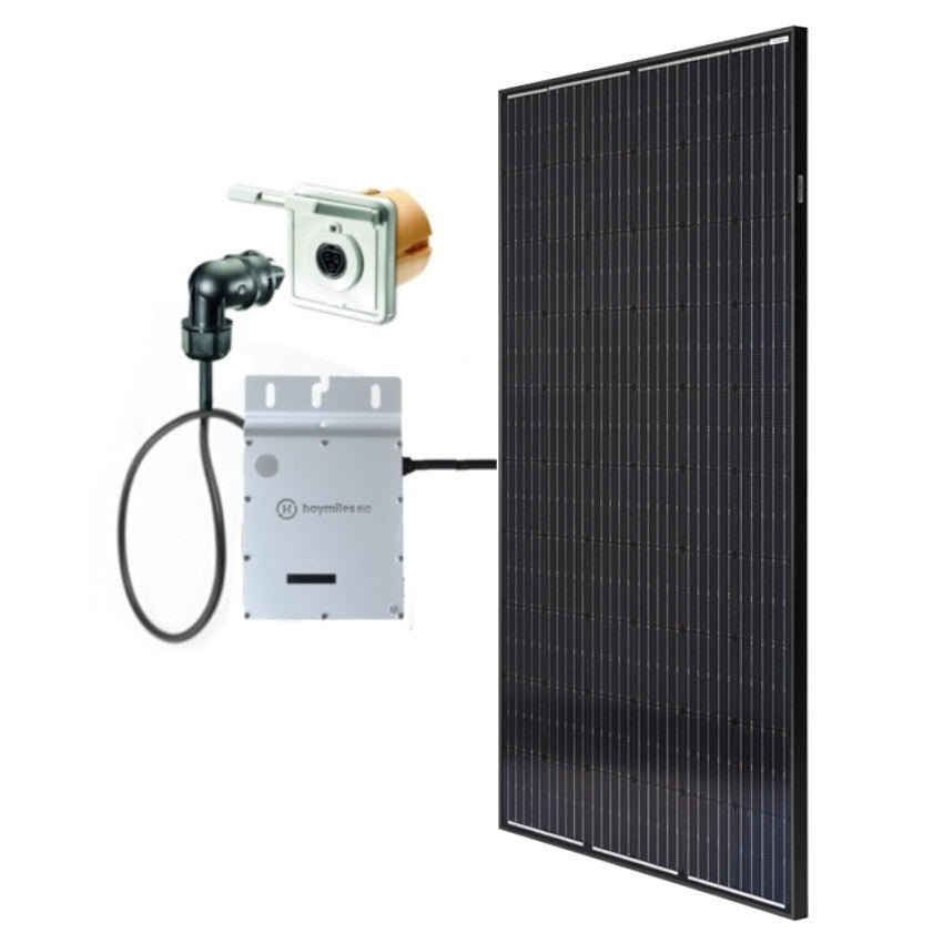 Balkonkraftwerk 300 W Photovoltaikanlage 2 steckfertig | klimaworld.com