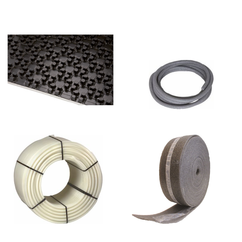 BUDERUS | Fußbodenheizung Noppensystem 30-2 mm | PE-RT | 107,2 m² | www.klimaworld.com