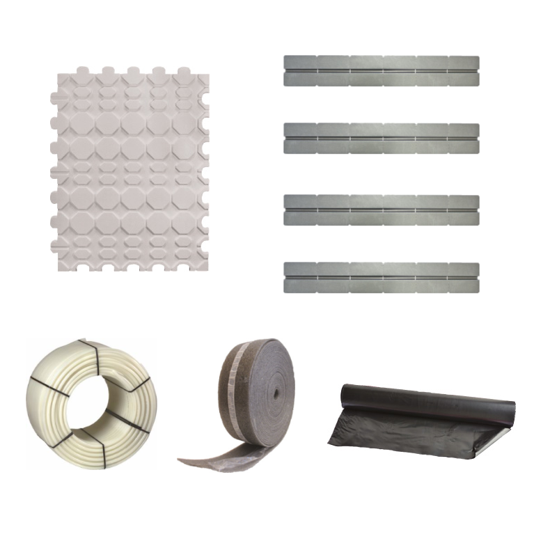 BUDERUS | Fußbodenheizung Trockenbausystem | 12,5 VA | 120,75 m² | www.klimaworld.com