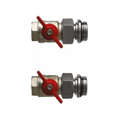 BUDERUS | Logafloor Kugelhahn-Set KHS | horizontal | 1'' x 1'' ➔ www.klimaworld.com