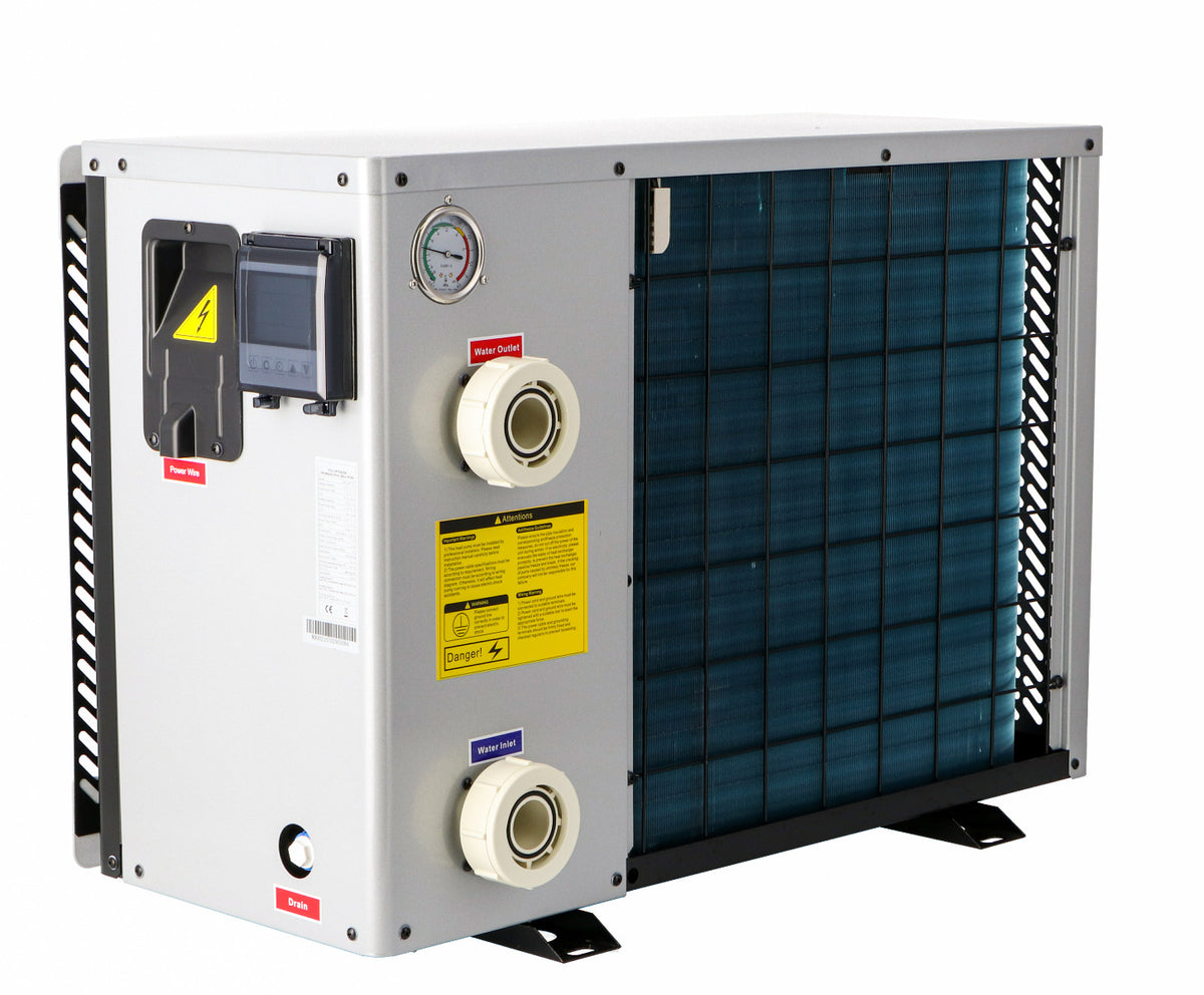 Rückansicht Wärmepumpe für Ihren POOL - BYC-010TG1