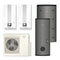 WOLF | Hybridheizung | Gasbrennwert-Heiztherme 14kW + Split-Wärmepumpe 7kW