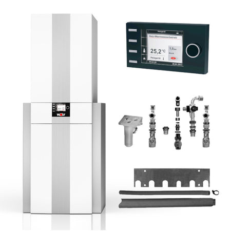 WOLF | Gasbrennwert-Zentrale | CGS-2-20/160L mit Regelung | 20 kW