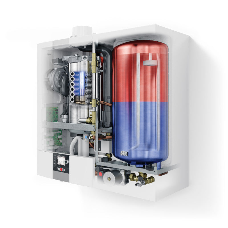 WOLF | Gasbrennwert-Zentrale | ComfortLine CGW-2-20/120L | 20 kW
