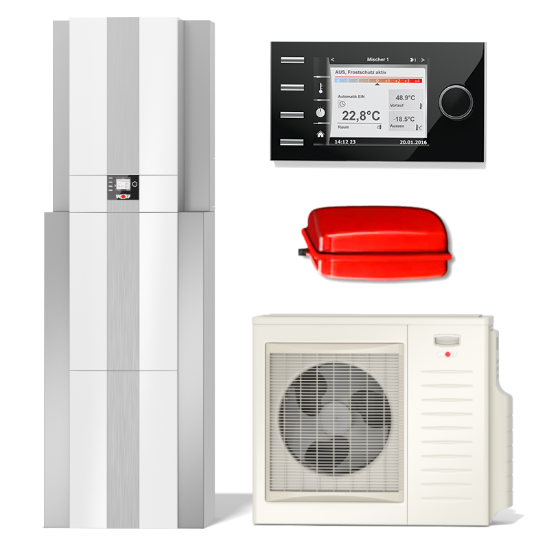 WOLF | Wärmepumpencenter | CHC-05/200 Split | 5 kW