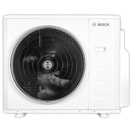 Bosch Climate 7000 M Aussengeraet in Weiss mit Luefter vorne | klimaworld.com