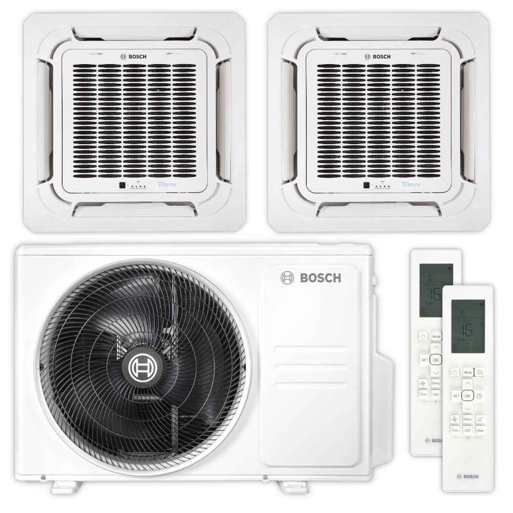 BOSCH Multisplit Klimaanlage Decken-Set Climate 5000 M | 2,0 kW + 2,6 kW | klimaworld.com
