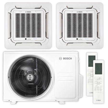 BOSCH Multisplit Klimaanlage Decken-Set Climate 5000 M | 2,0 kW + 2,6 kW | klimaworld.com