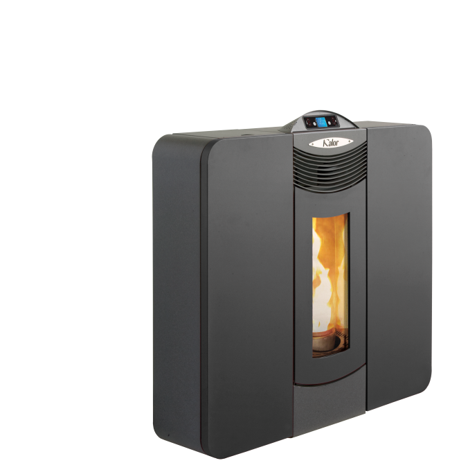 Kalor Pelletkamin Quadra Mod 12C in schwarz | klimaworld.com