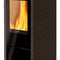 Kaminofen Coral 1 Luftheizer 6 kW Edilkamin Warmluftofen Stahl braun