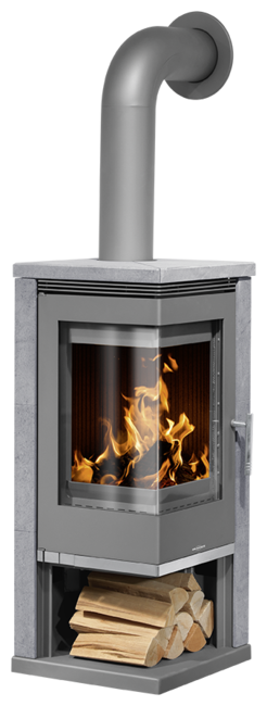 ORANIER | Corner | Kaminofen | Gussgrau | 7.0 kW | A+