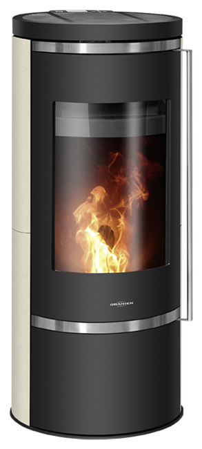 Oranier Pelletofen Carus Aqua 2.0 Kalkstein Cream | klimaworld.com