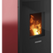 Oranier | Pelletofen | Neta | 8 kW | Anschluss hinten | Bordeauxrot | 798138
