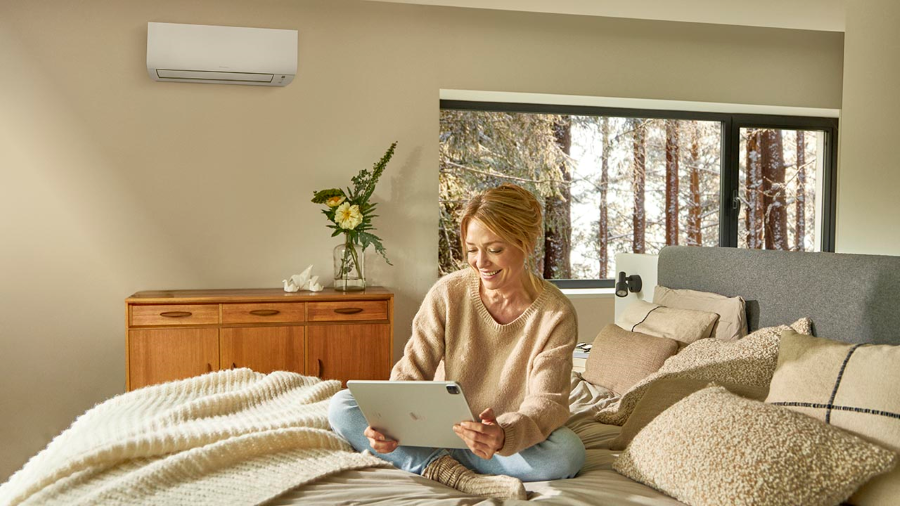 DAIKIN R-32 Wandgerät Nepura Comfora FTXTP35N mit 3,5 kW, Ambientebild | Klimaworld.com