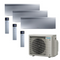 DAIKIN Emura3 Klimaanlage | FTXJ50AS + 2xFTXJ25AS | Silber | 5,0/2x2,5 kW