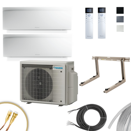 DAIKIN Emura3 Wandgeräte in Weiß Multisplit Klimaanlage 