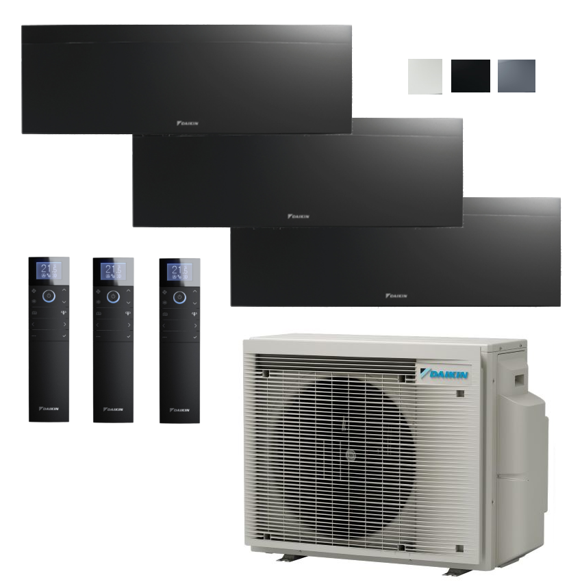 DAIKIN Emura3 FTXJ35 + FTXJ20 + FTXJ20 + 3MXM52A