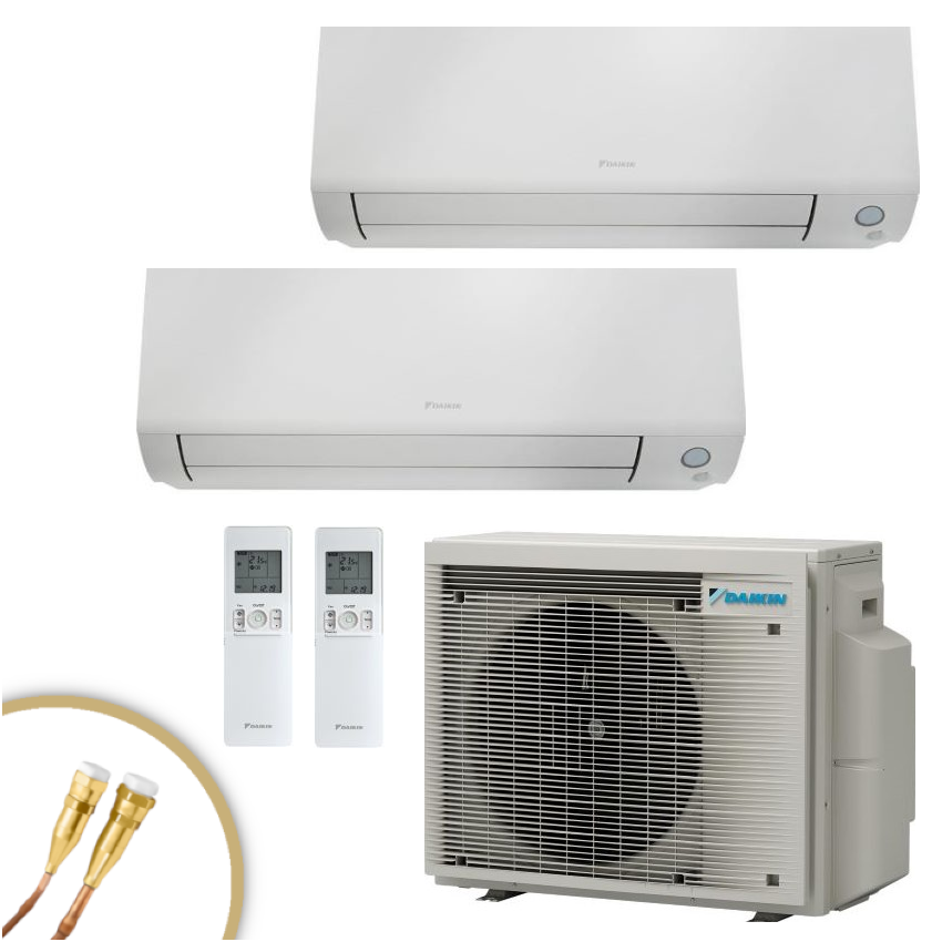 2x FTXM25R + Daikin Multisplit Inverter 2mxm50A9