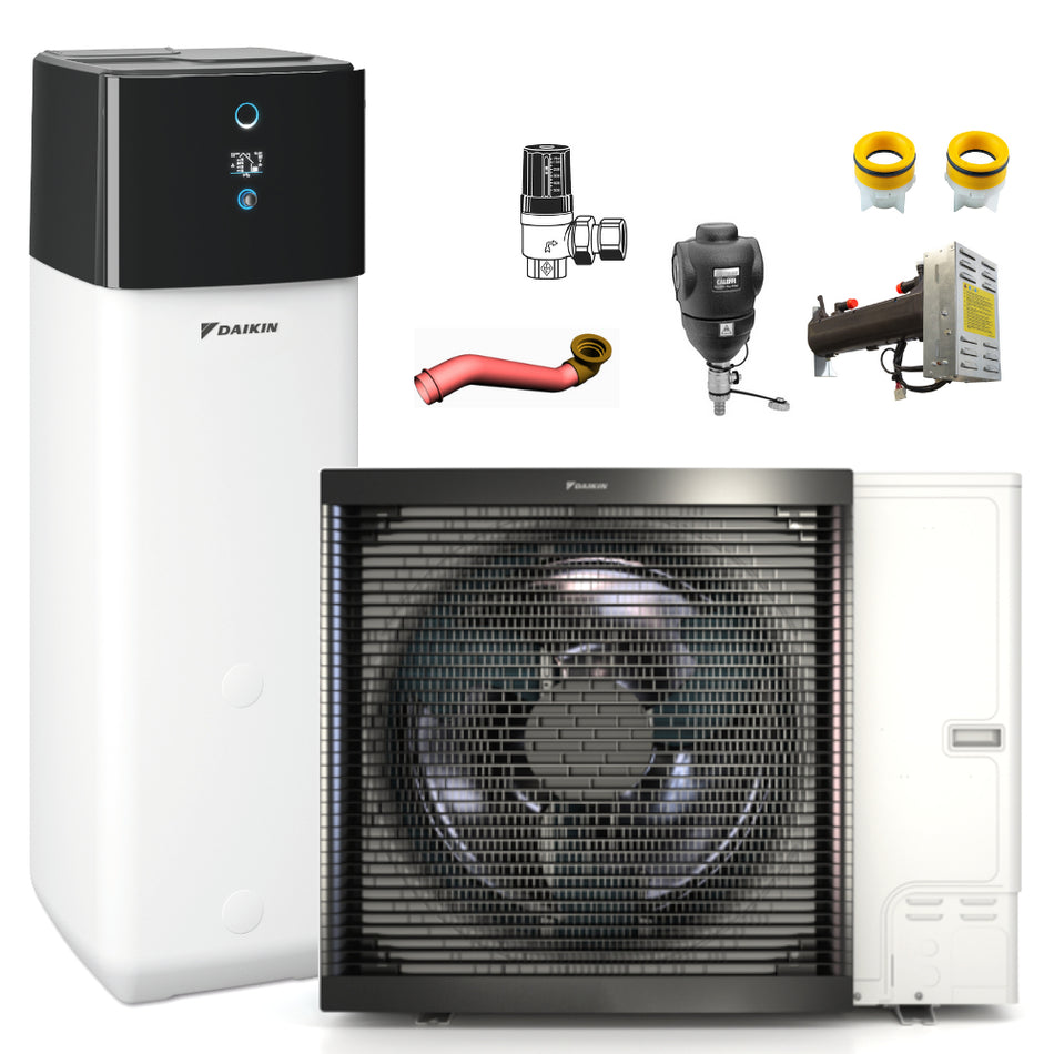 DAIKIN | Split-Wärmepumpe Altherma 3R ECH₂O B | 11 kW | 477 L | BAFA