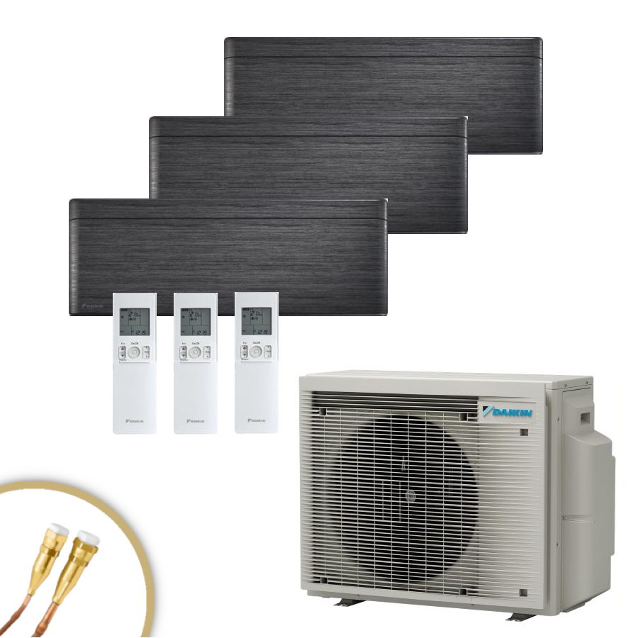 DAIKIN Stylish 3x FTXA20BT in Blackwood