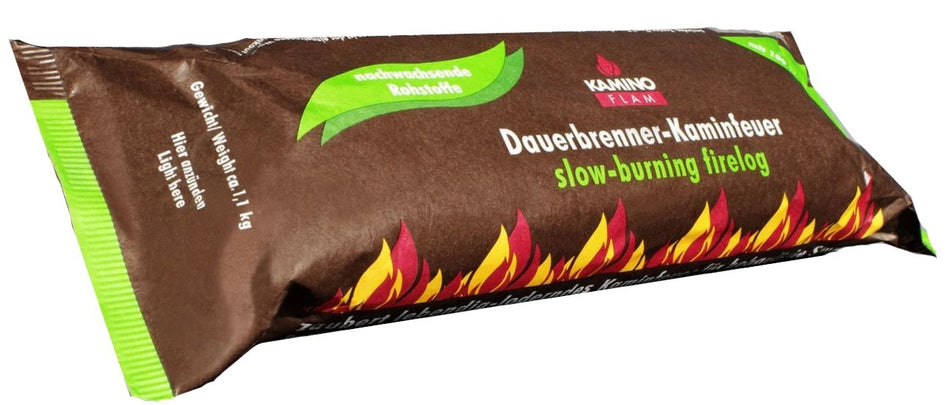 Kaminfeuer Holzscheit Dauerbrenner Kaminholz Rapsöl 50 Stück |Klimaworld.com