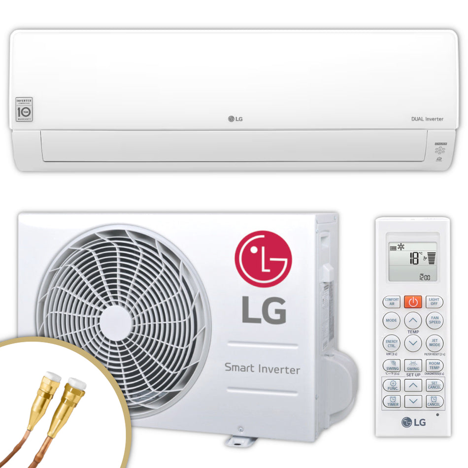 LG Split Klimaanlage Set DELUXE DC12RK | 3,5 kW | Quick-Connect