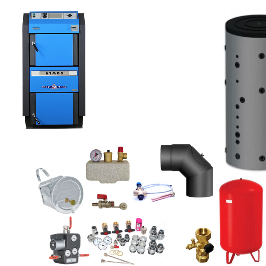 Atmos DC30GSE Holzvergaser Komplettset 2 | klimaworld.com