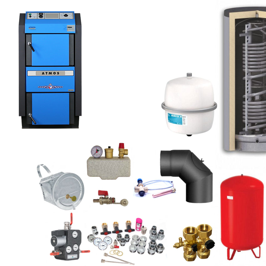 Atmos DC25GSE Holzvergaser Komplettset 4 | klimaworld.com
