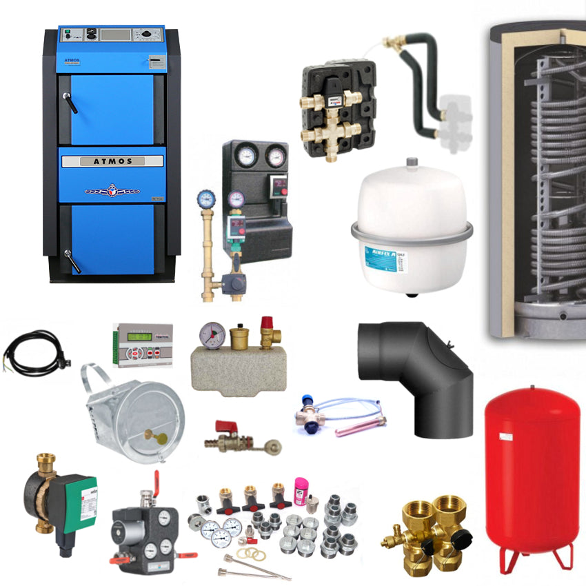Atmos DC22GSE Holzvergaser Komplettset 5 | klimaworld.com