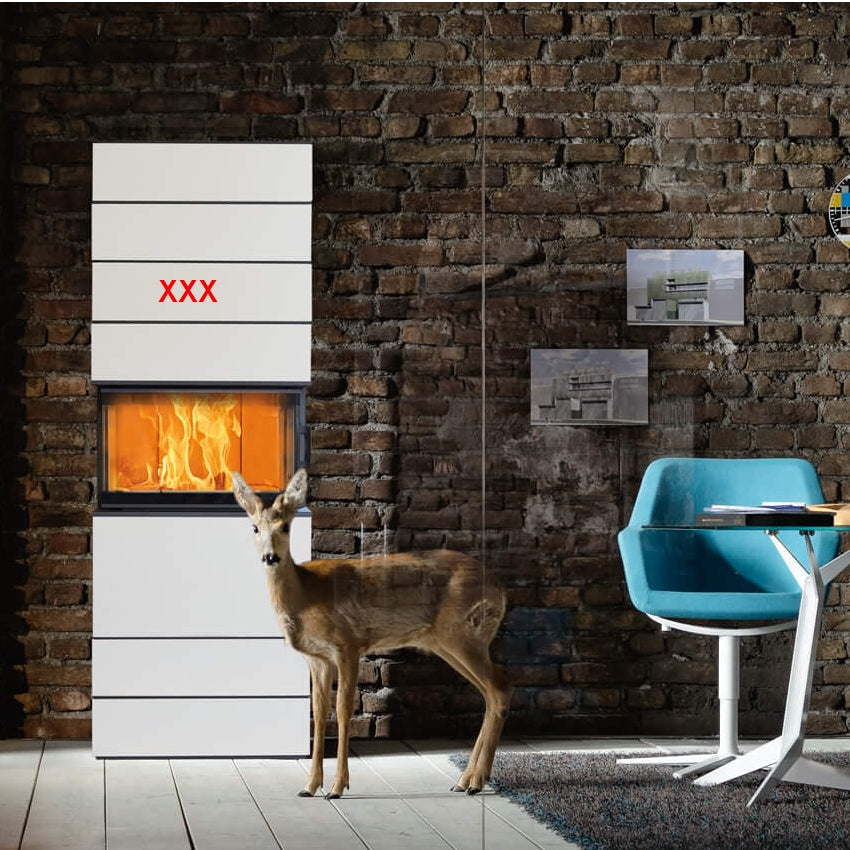 Austroflamm | Aufsatzbox Keramik für Dexter Artic white | H=19 cm