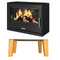 Justus | Kaminofen | Dias XL | 8 kW | mit Fuß-Set Buche beschichtet