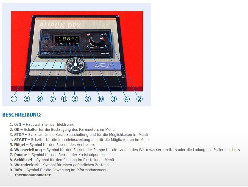 Attack DPX Profi-Display