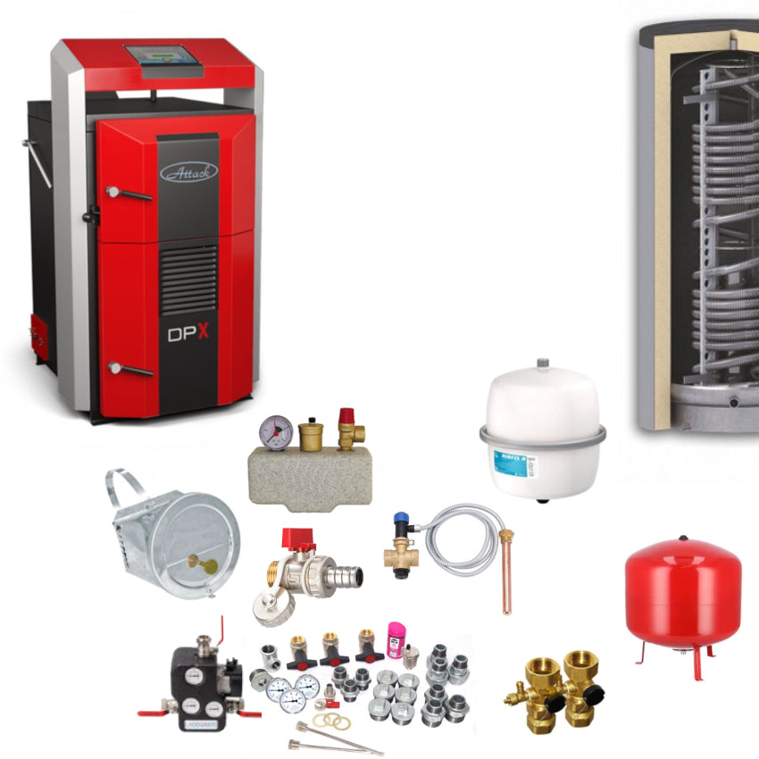 ATTACK | Holzvergaserkessel 15 DPX PROFI | 15 kW - Komplettset 4