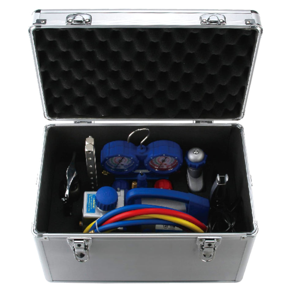 KlimaWorld | Toolbox für Klimaanlagen | inklusive Vakuumpumpe