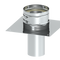Grundplatte für Kaminerhöhung runder Einschub, L=250 mm