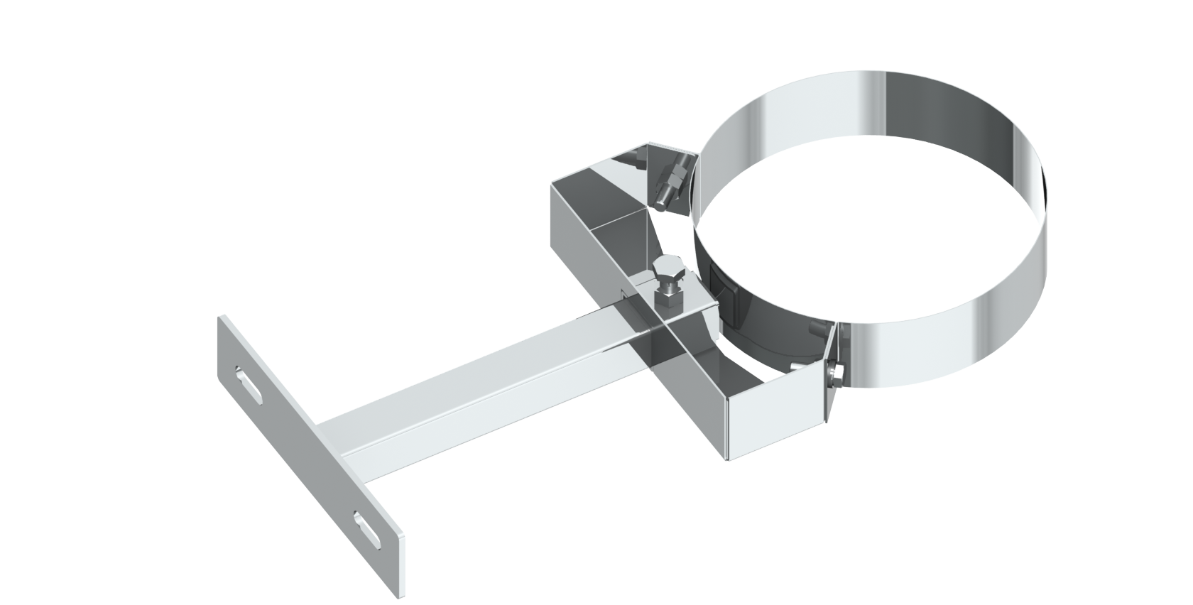 Wandabstandshalter mit Gelenk verstellbar 150 - 250 mm