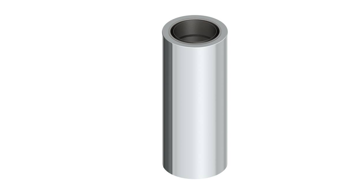 Längenelement 500 mm mit integriertem Wandfutter (kürzbar für Ferro)