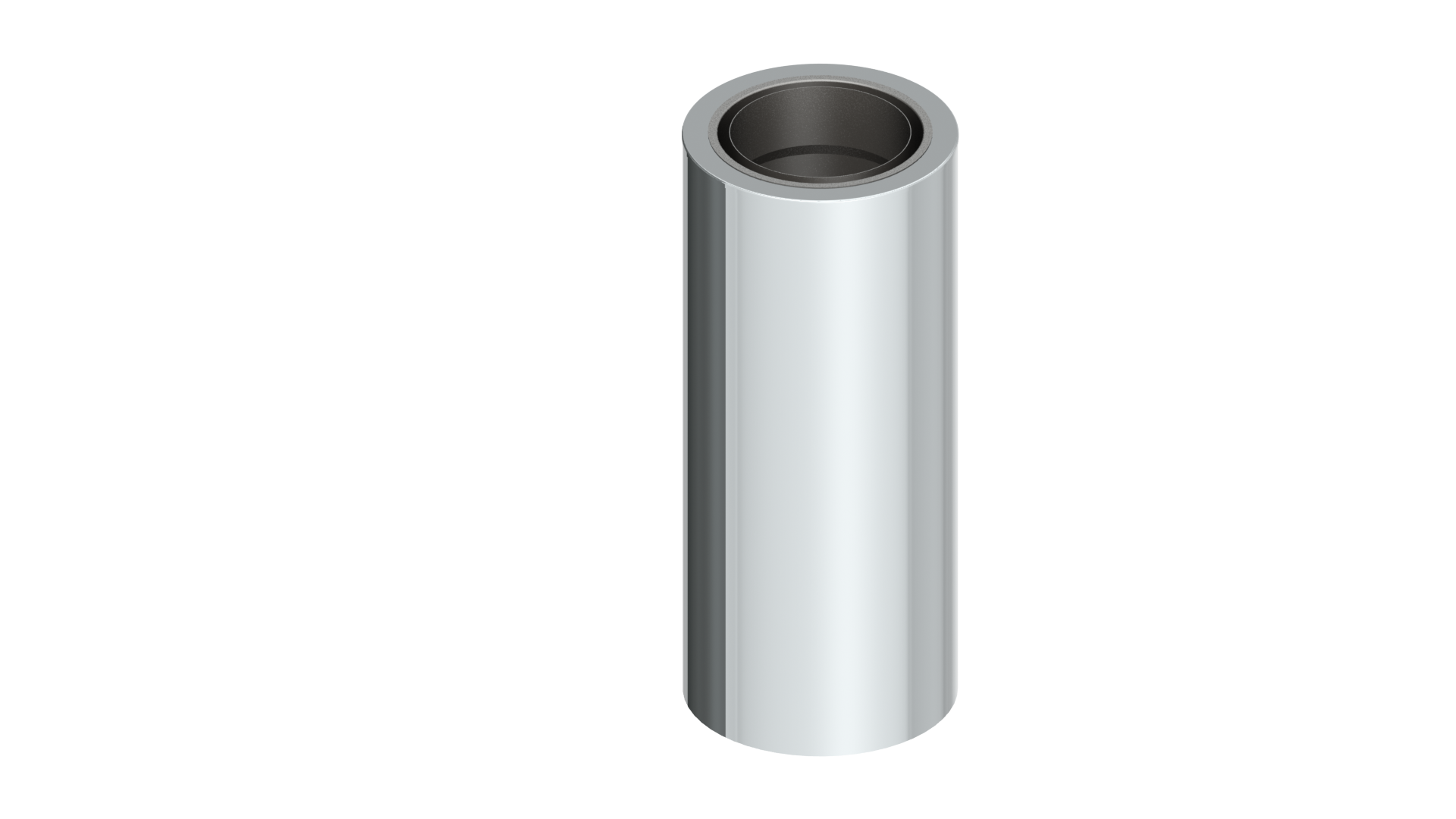 Längenelement 500 mm mit integriertem Wandfutter (kürzbar für Ferro)