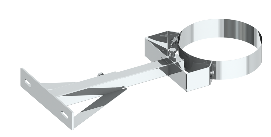 Wandabstandshalter verstellbar 250 - 360 mm mit Gelenk für Edelstahlschornsteinsysteme