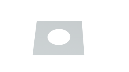 Deckenblende 0° zweiteilig 