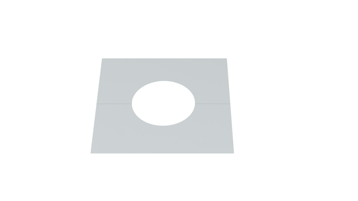 Deckenblende 0° zweiteilig 